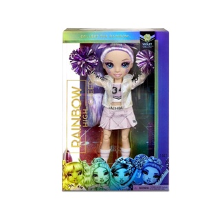 Rainbow High Cheer Doll  Violet Willow ตุ๊กตา เรนโบว์ไฮ ดอลล์ เชียร์ ไวโอเลท  วิลโลล์  รหัส RBH572084