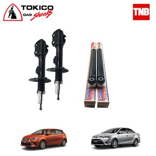 tokico โช๊คอัพ toyota vios yaris gen3 วีออส ยาริส ปี 2013-2018 tokico