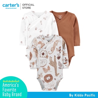 Carters Bodysuit Set 3Pk Safari L8 คาร์เตอร์เสื้อผ้าชุดบอดี้สูทแขนยาวเซทแพ็ค 3 ชิ้น