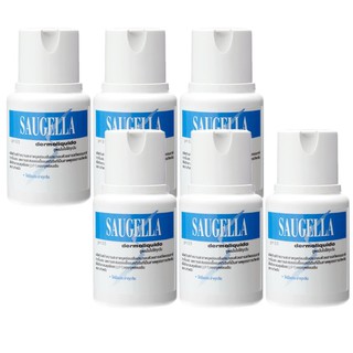 Saugella Dermoliquido pH 3.5 ซอลเจลล่า เดอร์โมลิควิด 100ml (6ขวด)