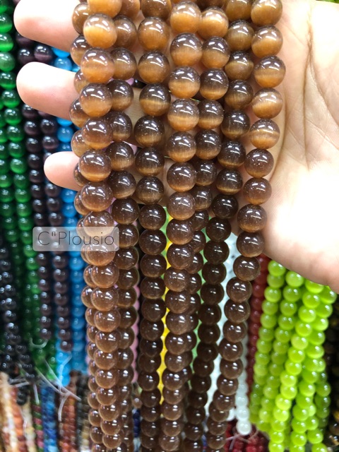 Sale! หินนำโชค ตาแมว 8 10 มม. - รูปที่ 3