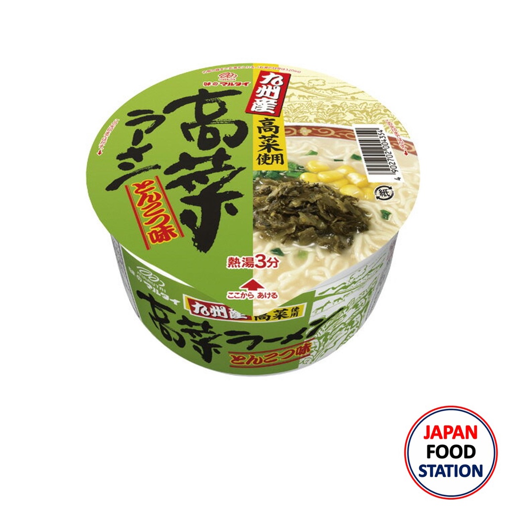 MARUTAI KYUSHU TAKANA RAMEN TONKOTSU 89G (18378) ราเมงกึ่งสำเร็จรูป รสกระดูกหมูพร้อมผักทาคะนะ JAPANE