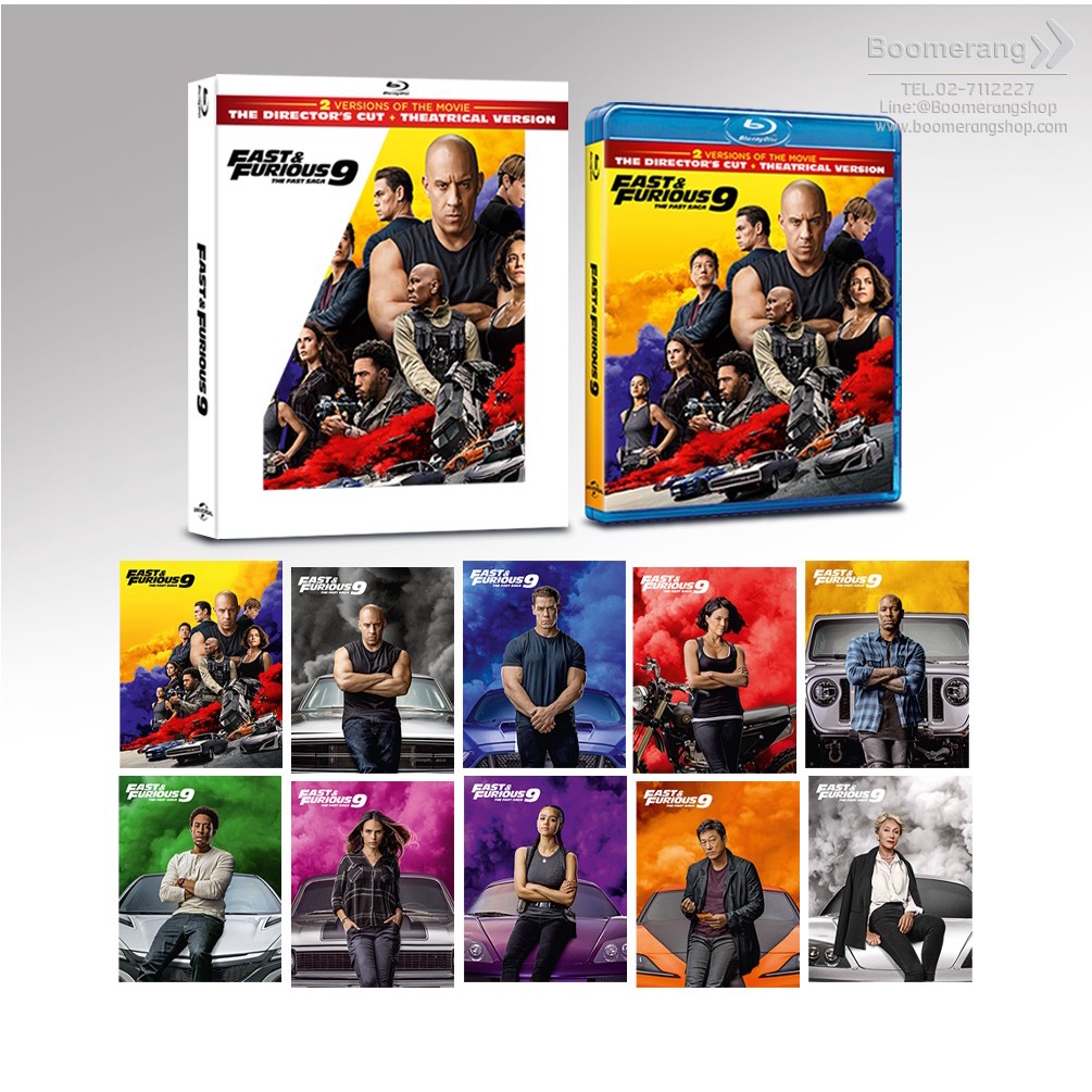 Fast &amp; Furious 9 /เร็ว...แรงทะลุนรก 9 (Blu-ray with Poscard Set) (BD มีเสียงไทย มีซับไทย) (Boomerang)
