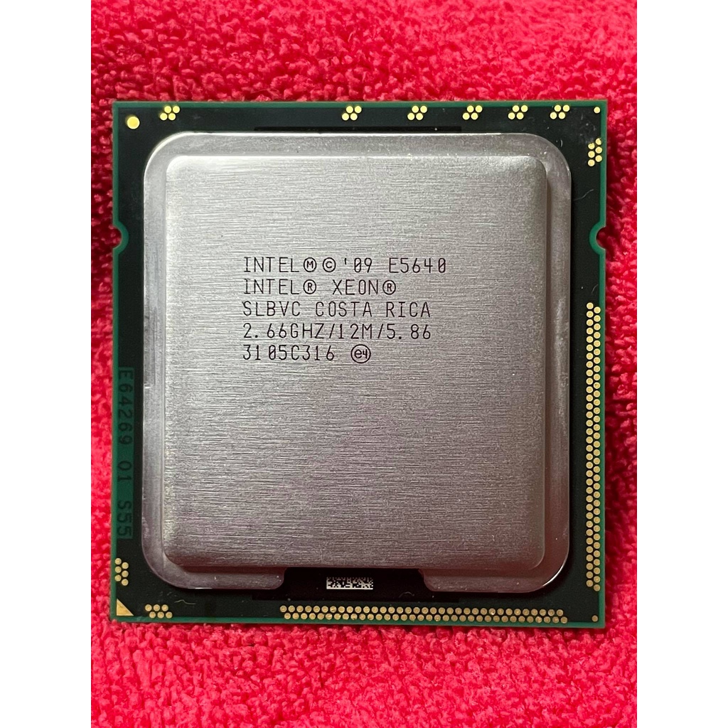 Intel® Xeon® E5640 แคช 12M, 2.66 GHz, 5.86 GT/s Intel® QPI