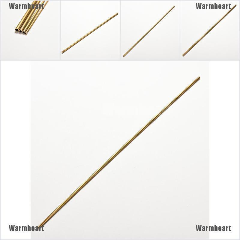 Warmheart ท่อทองเหลือง ทรงกลม ยาว 2 มม. 3 มม. 4 มม. 5 มม. 300 มม.