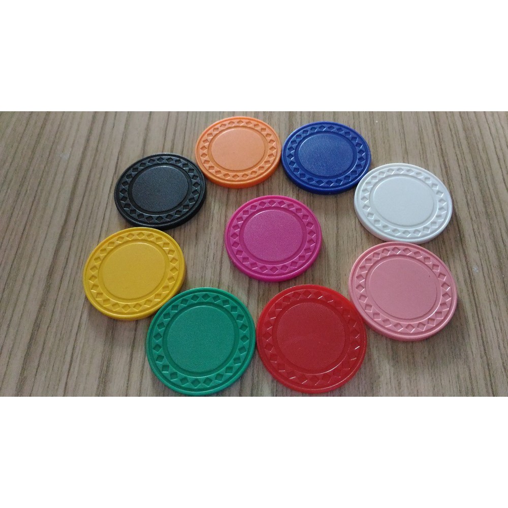 Token พลาสติกขนาด 4 ซม. ( ราคาต่อชิ้น)