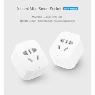 Xiaomi Mijia ซ็อกเก็ต WiFi อัจฉริยะ APP จับเวลาการควบคุมระยะไกลปลั๊กไฟ Power Detection รุ่น Zigbee