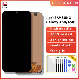 อะไหล่หน้าจอสัมผัส Lcd ดิจิไทเซอร์ แบบเปลี่ยน สําหรับ SAMSUNG Galaxy A50 A50S A505 A505FN DS A505F DS A505GN DS