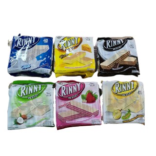 Runny Wafer เวฟเฟอร์สอดไส้ ครีมนม, มะพร้าว, ซีส, ช็อคโกแลต, สตอเบอรรี่, ทุเรียน 34กรัม x 12ชิ้น