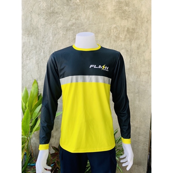 P002 เสื้อพิมพ์ลาย แฟลช แขนยาว