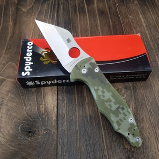 ( 🚚 มีสินค้าพร้อมส่ง 🚚 ) มีดพับ Spyderco CPM S30V ใบมีด 7cr13MoV คมมาก