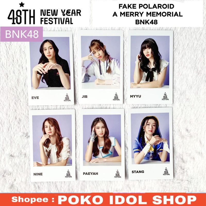 BNK48 Fake Polaroid A Merry Memory | 48Th New Year Festival | Eve Jib ...