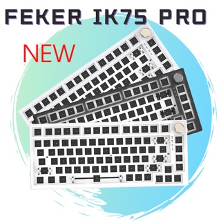 Feker ik75/PRO ชุดคีย์บอร์ดไร้สาย V3 RGB พร้อม 3/5 Pins สําหรับ Cherry Gateron Kailh