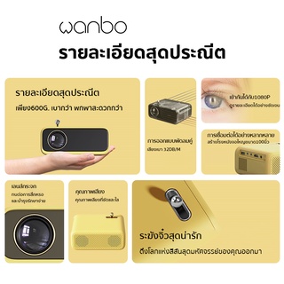 Wanbo Mini Projector 1080P img 1