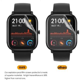 ฟิล์มกันรอยหน้าจอแบบบาง tpu สําหรับ xiaomi huami amazfit gts smart watch