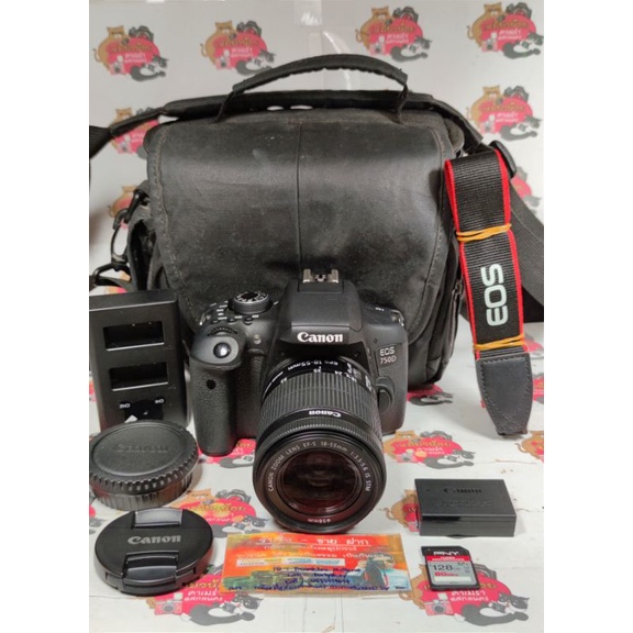 กล้อง Canon 750D+18-55 F3.5-5.6 IS STM กล้องมือสอง เลนส์มือสอง กล้องมือสองสกลนคร