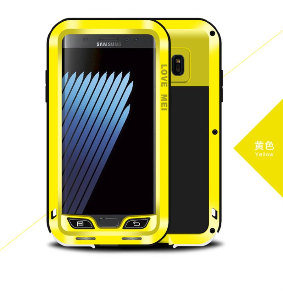 สิ่งสกปรกทนต่อต้านเคาะโลหะเคสอลูมิเนียมสำหรับ Samsung Galaxy Note FE / Fan Edition หนักเคสการป้องกัน