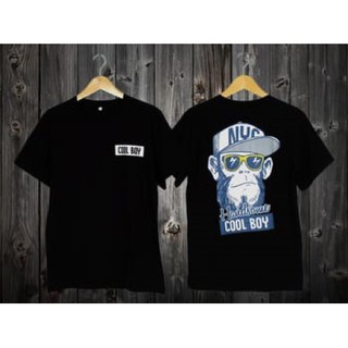 เสื้อยืด Coll Boy ราคาถูกสีดําสําหรับผู้ชาย