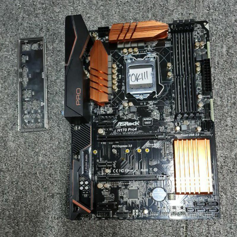 Asrock H170 pro4 ใช้เมนบอร์ด