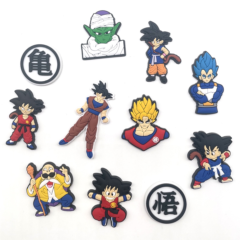 ✨คลังสินค ้ าพร ้ อม✨ ใหม ่ การ ์ ตูน DRAGON BALL Theme รองเท ้ า Charms Jibbitz สําหรับ Crocs Bubble สไลด ์ Sandals, PVC รองเท ้ าตกแต ่ งอุปกรณ ์ เสริมสําหรับ Party Favors, ของขวัญไอเดียสําหรับผู ้ หญิงผู ้ ชาย
