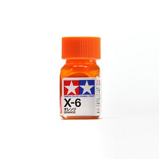 Tamiya Enamel Color 80006 X-6 Orange (Gloss) 45135057 (สี)