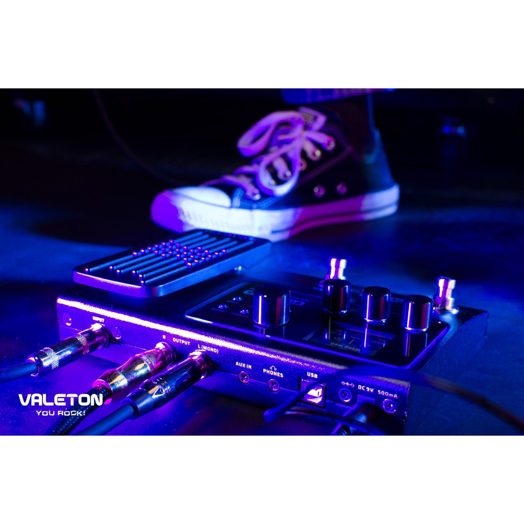 [โค้ดลด1000-🔥] Valeton มัลติเอฟเฟค รุ่น GP-100 Multi-Effect Processor มีจูนเนอร์ในตัว ลูปอัดเสียงได้