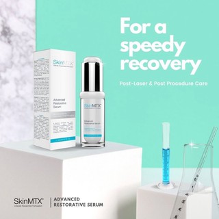 SkinMTX Advanced Restorative Serum เซรั่มเนื้อเบา เติมชุ่มชื้นถึงขีดสุด ช่วยฟื้นฟูผิวพร้อมบำรุงเข้มข้น