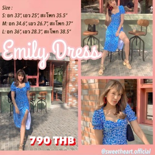 NEW. Emily Dress ชุดยาว