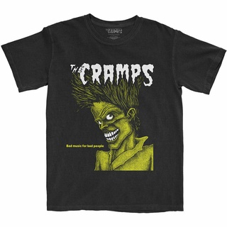 เสื้อยืด พิมพ์ลาย The Cramps Bad Music Official สําหรับผู้ชาย