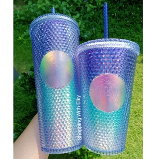 ส่งฟรี! #แก้วสตาร์บัคส์ แก้วหนามเมอร์เมด Starbucks USA Mermaid Studded Tumbler