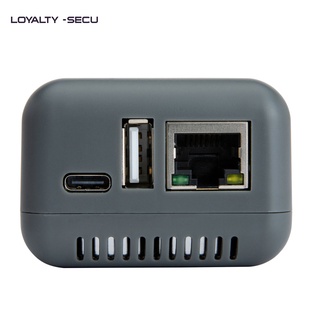 Loyalty-secu อะแดปเตอร์เซิร์ฟเวอร์เครือข่ายไร้สาย USB เป็นอีเธอร์เน็ต WiFi สีเทา