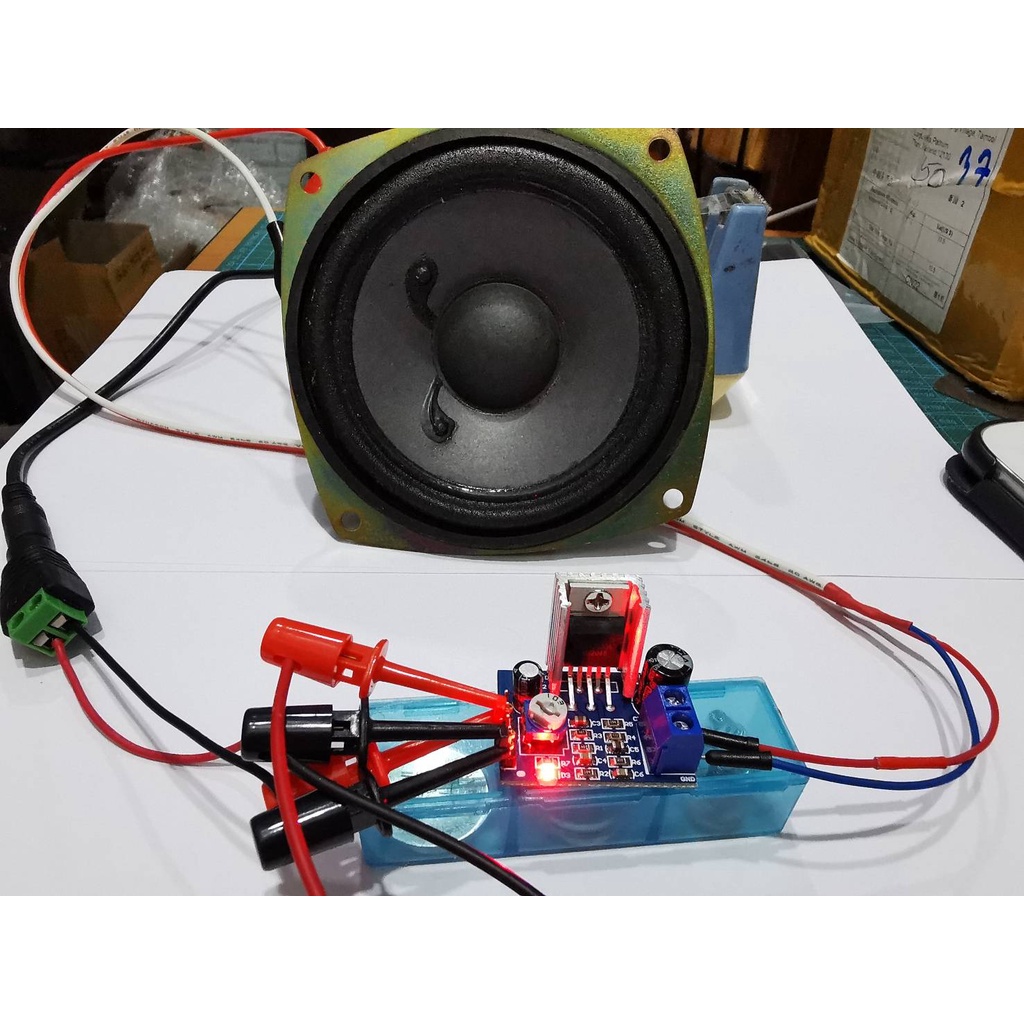 บอร์ดขยายเสียงโมโนจิ๋ว 18W. TDA2030A Supply 6-12Volt DC รูปที่ 7