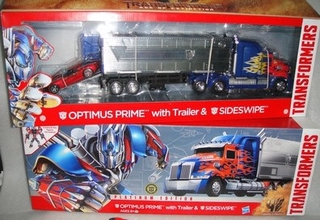 หม้อแปลงภาพยนตร์ 4 Platinum Edition L-Class Optimus Prime + D-Class เวอร์ชั่น Cannon Us สําหรับติดรถยนต์