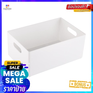 ถาดอเนกประสงค์ STACKO UT-011 24.6x16.3x10.8 ซม. สีขาวSTORAGE TRAY STACKO UT-011 24.6X16.3X10.8CM WHITE