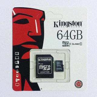 ส่วนลด Kingston Memory Card Micro SDHC 64 GB Class 10 คิงส์ตัน เมมโมรี่การ์ด SD Card