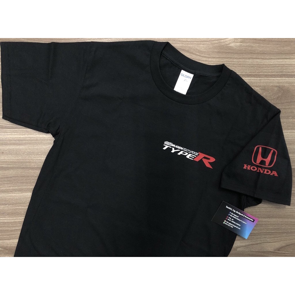 Honda Civic FD2R Mugen TYPE R Limited *REAR D2 (เสื้อยืด Kid Black)