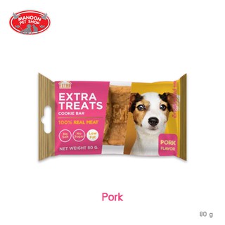 [MANOON] EXTRA TREATS Pork Flavor 80g. เอ็กซ์ตร้าทรีตส์ รสหมู