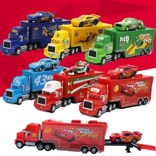 Disney Pixar Cars 3 Lightning McQueen Jackson Storm Ramirez Mack Uncle Truck Metal Diecasts Toy Vehicles Kids Gift