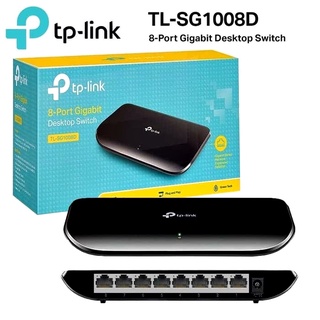 SWITCH (สวิตซ์) TP-LINK 8 PORTS (TL-SG1008D) GIGABIT PORT 10/100/1000Mbps