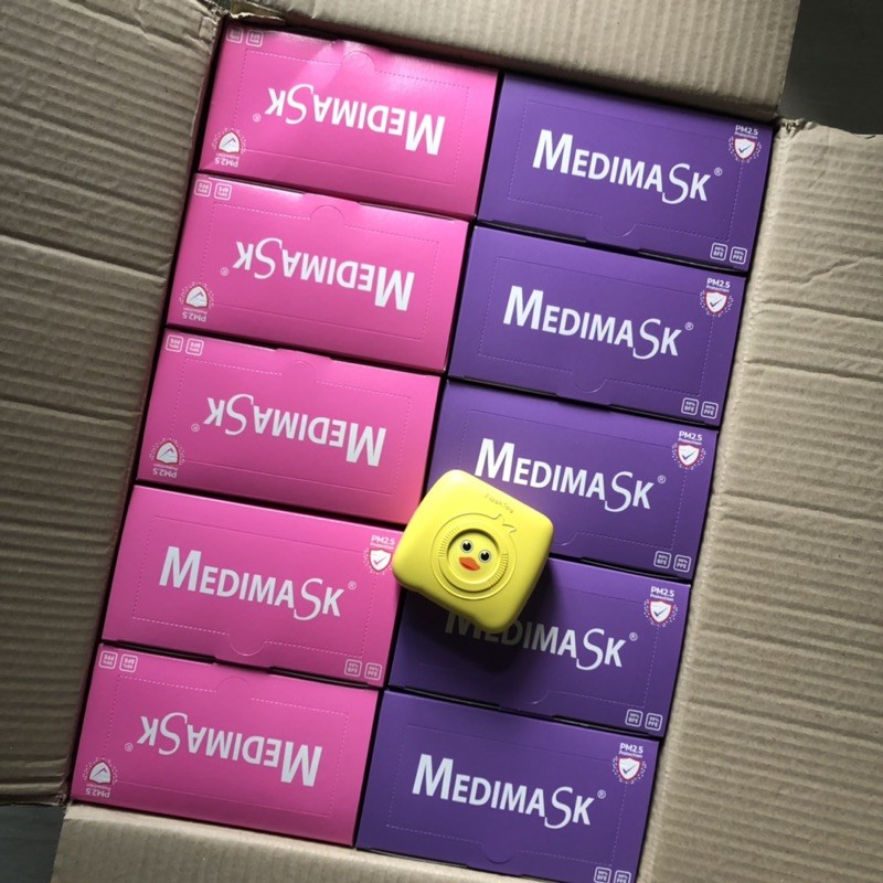 Medimask ยกลัง 20 กล่อง แบบคละสี