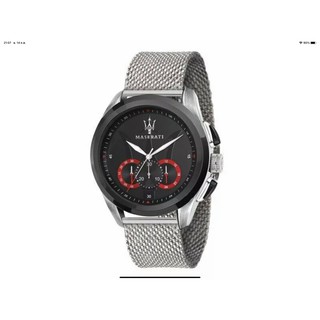 นาฬิกา MASERATI MENS R8873612005 TRACUARDO QUARTZ CHRONOGRAPH พร้อมกล่อง (ใหม่)