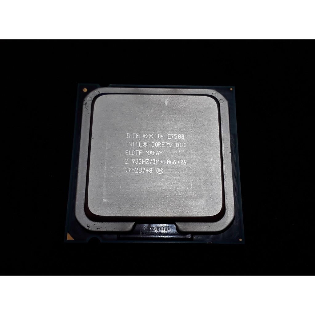 CPU Intel Core2Duo Processor E7500 (3M Cache, 2.93 GHz, 1066 MHz FSB)  Socket 775