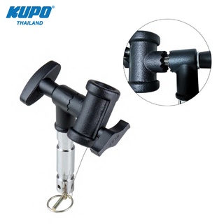 KUPO KS-207 Swivel Junior Receiver Adapter ข้อต่อรองรับ 28mm pin พร้อมแกนหมุนพลิก 360 องศา