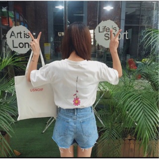 nista fashion short sleeved korean stlye  เสื้อยืดแขนสั้น  พร้อมส่ง