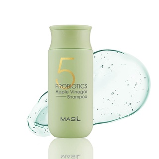 Masil 5 Probiotics Apple แชมพูน้ําส้มสายชู สูตรแอปเปิ้ลไซเดอร์ 5.1 ออนซ์ ลดอาการคัน หนังศีรษะ รังแค ชี้ฟู ฟื้นฟูผิว คืนความกระจ่างใส กระจ่างใส วิตามินอี ระดับ pH ที่เหมาะสม