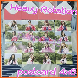 BNK48 การ์ดลายเซ็นต์ postcard การ์ดลายมือ single 9 ขนาด 4x6 นิ้ว sembatsu heavy rotation 16 คนแรก เฌอปราง ปัญ เจนนิษฐ์