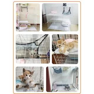 petsecret คอกสุนัข กรงแมว DIY คอกกระต่าย กรงหนูแกสบี้ กรงกระต่าย DIY ประกอบได้ตามการใช้งาน