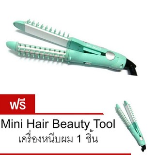 เครื่องหนีบผม เครื่องม้วนผมไฟฟ้า 2 in 1  ซื้อ 1 แถม 1