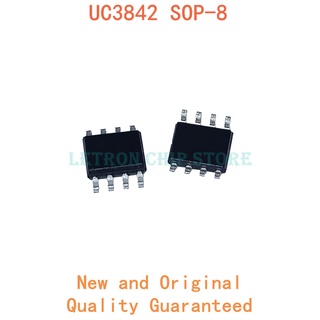 ชิปเซ็ต ไอซี UC3842B SOP8 UC3842BD1R2G SOP SOP-8 UC3842AN UC3842 SOIC8 UC3842BD1013TR SOIC-8 3842B SMD novo e ของแท้ 10 ชิ้น