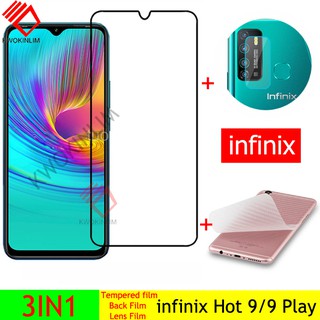 ฟิล์มกันรอยหน้าจอ Infinix Hot 10 / 9 / 9 Play 3 In1 / 9 Play